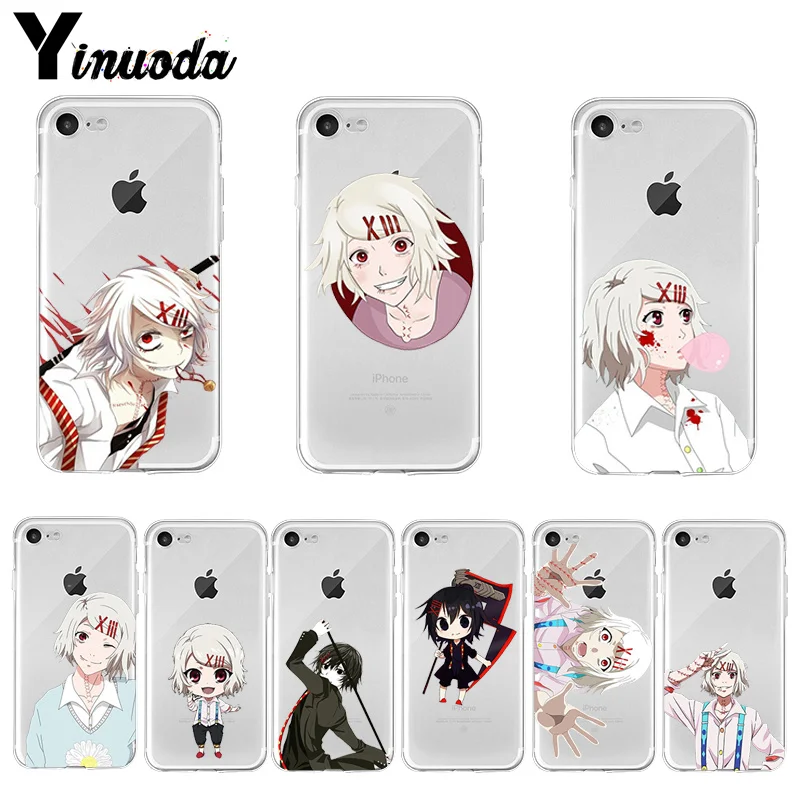 Yinuoda аниме JUUZOU SUZUYA Tokyo Ghouls очаровательный чехол накладка для телефона Apple iPhone 8 7 6 6S
