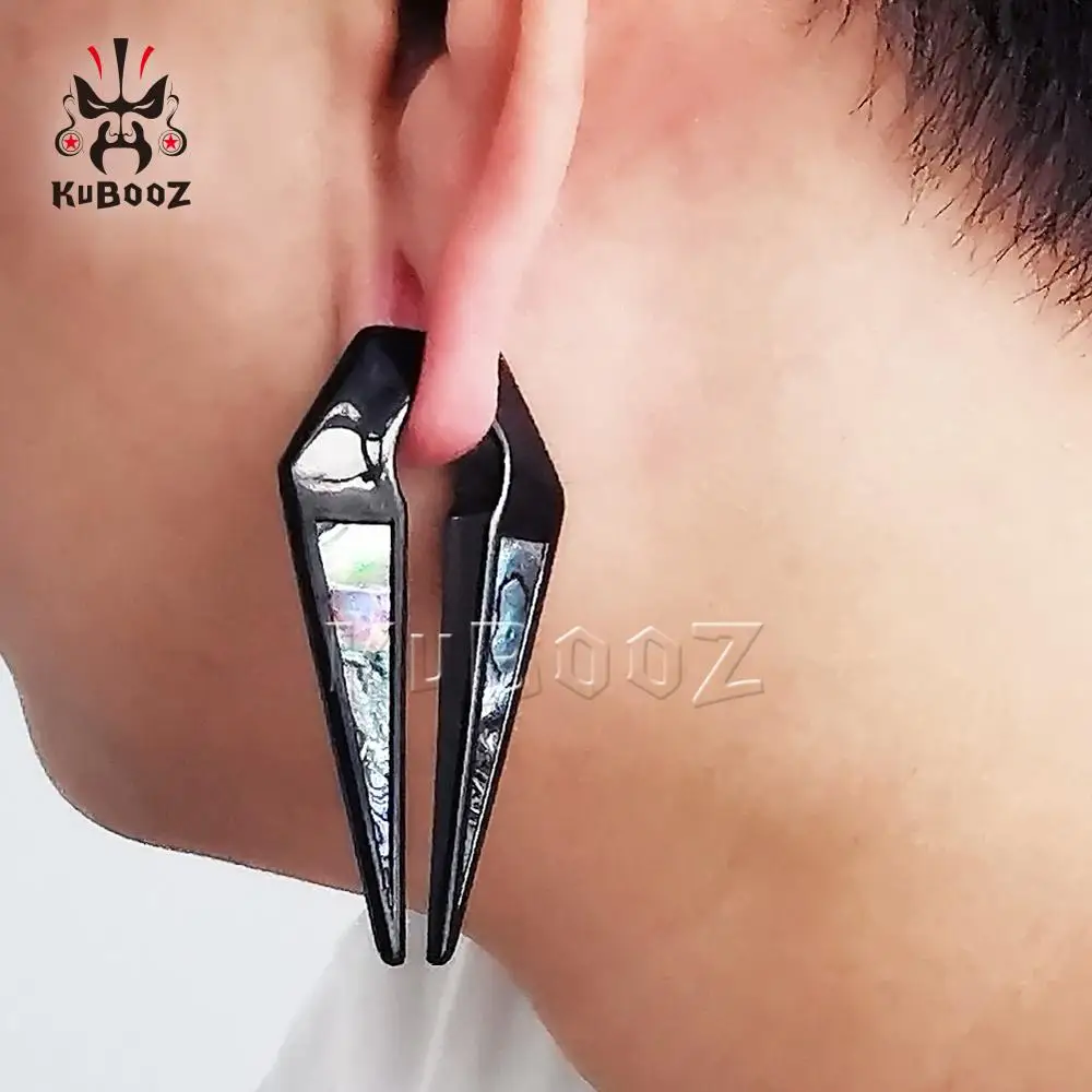 Kubooz пирсинг Горячая Золотая оболочка ухо клип из нержавеющей стали уха калибры для пирсинга ювелирные изделия с расширителем для тела пара