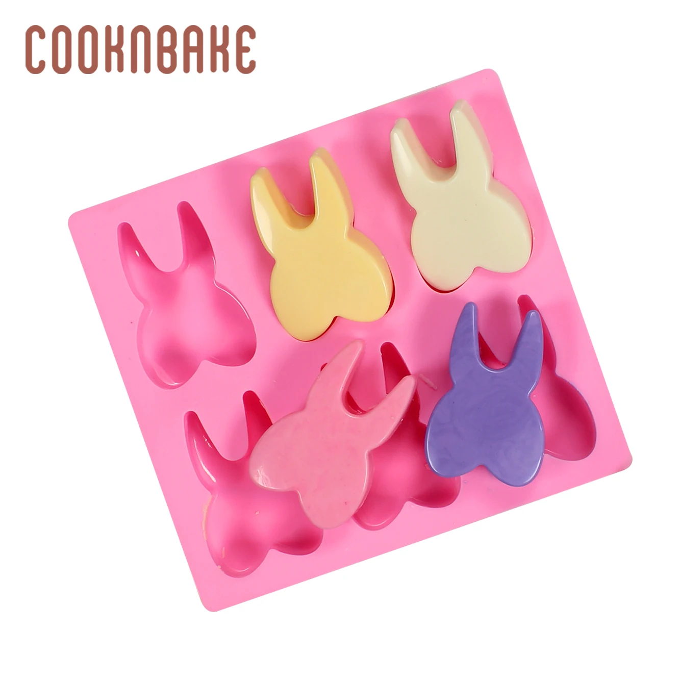 Силиконовая форма COOKNBAKE для печенья конфет шоколада 6 зубьев в полости
