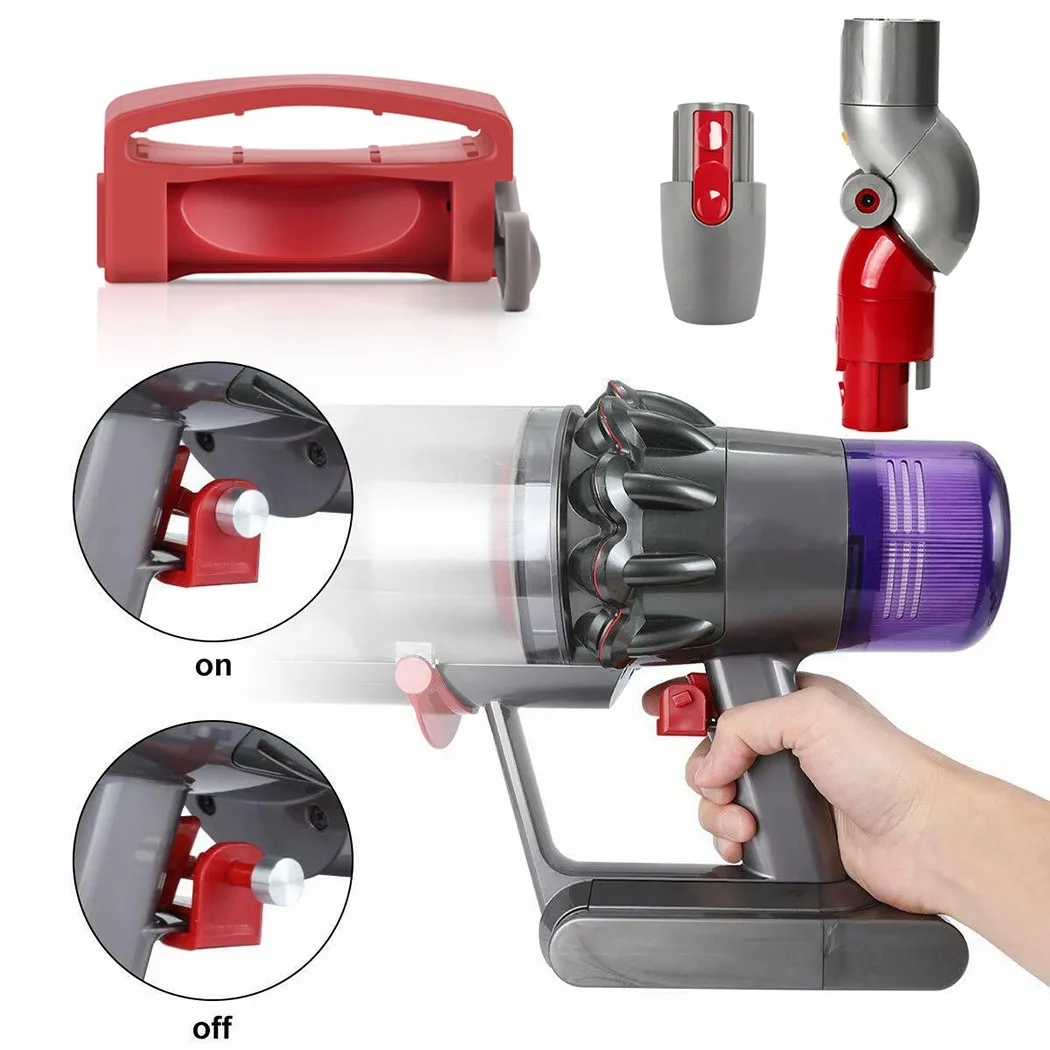 

Trigger Lock Power Button+Adapter Accessories For Dyson V11 V10 Vacuum Cleaner Tools Accessories Vacuum Adapter For Home