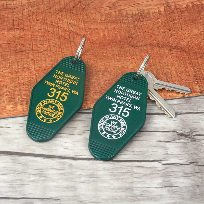 Брелок для ключей ТВ-шоу Twin пикс зеленый призматический акриловый брелок большой