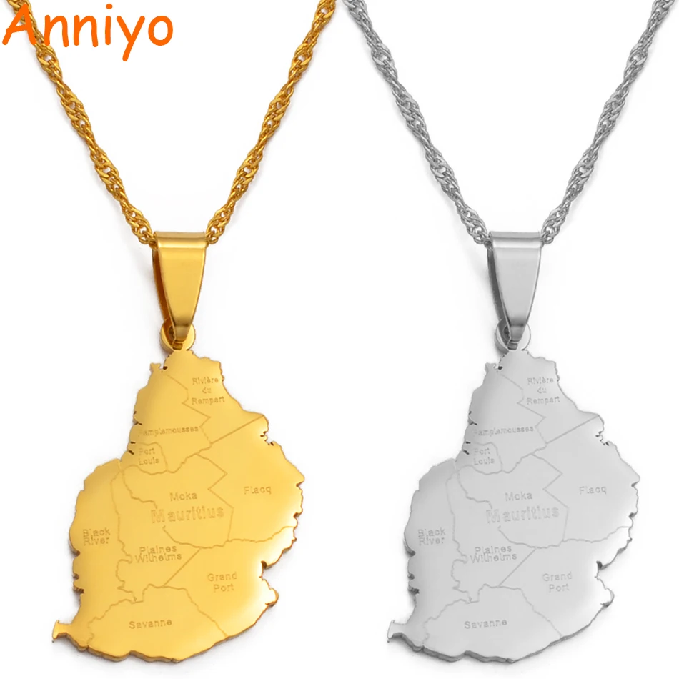 Женское ожерелье с подвеской Anniyo серебристое/Золотистое Ожерелье изображением