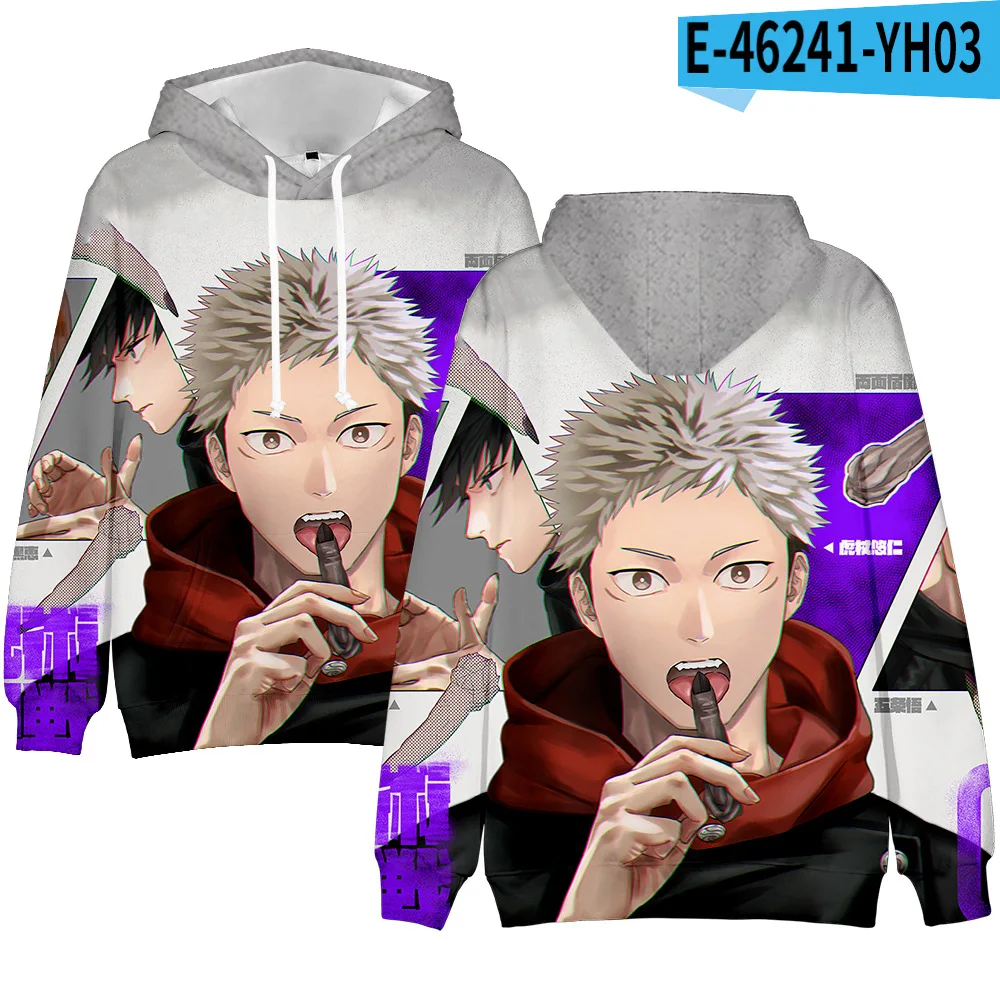 Новая и уникальная одежда для мальчиков девочек ююютсу кайсен детские толстовки