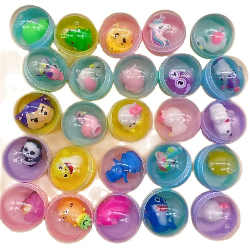 Пластиковые разноцветные шарики в виде капсул 10 шт./лот диаметр 45 мм игрушки с