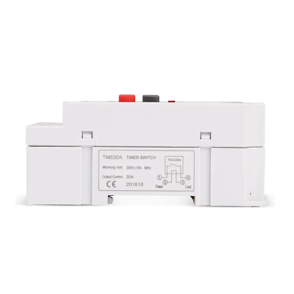 

SINOTIMER 12V 30A Weekly 7 Days Programmable Digital Time Switch Relay Timer Control for Electric Appliance with Alarm Clock