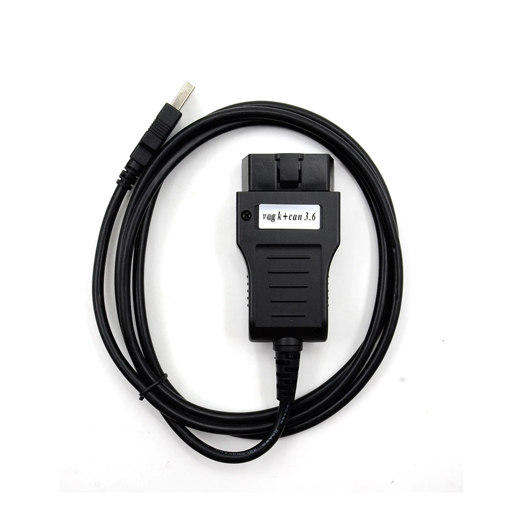 Профессиональный кабель для VAG K + CAN COMMANDER 3 6 с программным обеспечением OBDII OBD2