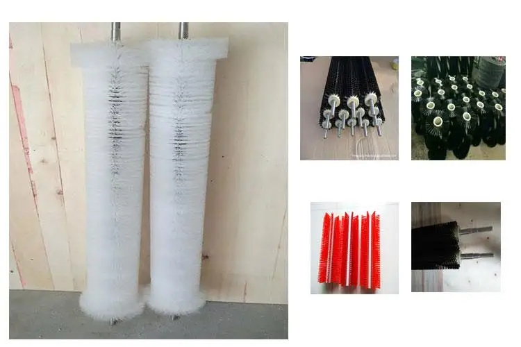 Glass cleaner brush roller duck machine polishing machine to the scales scales brush roller nylon brush fruits and vegetables