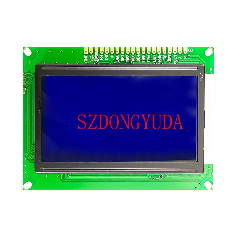

Free Shipping LCD12864 Display Screen 12864 LCD 93*70*12.5mm 3.3V Blue