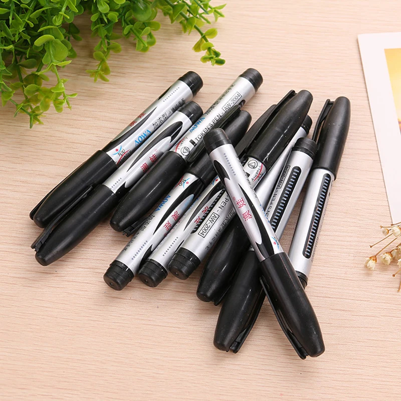 Перманентный маркер черного синего красного цветов 50 шт. маркеры для бумаги