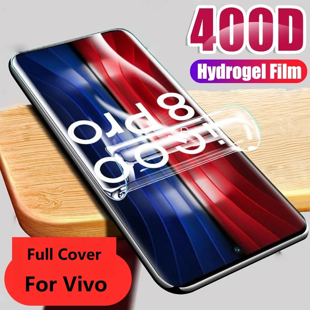 

Full Cover For VIVO iQOO 8 Pro Screen Protector Hydrogel Film for iqoo8 pro iqoo8pro iqoo 8Pro Screen Cover Protection Film