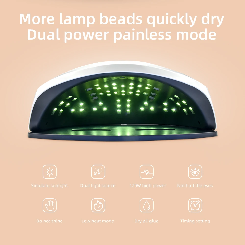 УФ-лампа для сушки гель-лака 120 Вт 57 шт. | Красота и здоровье