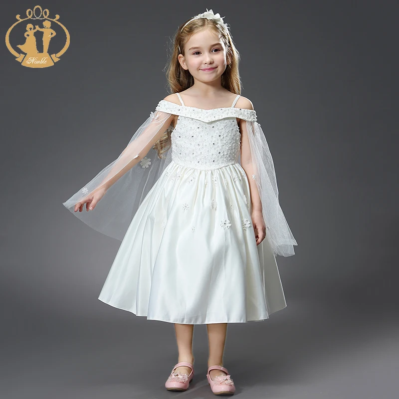 Nimble Dress for Girls Roupas Infantis Menina Kids Dresses Vestidos Baby Girl Unicorn Party Wedding Princess | Детская одежда и