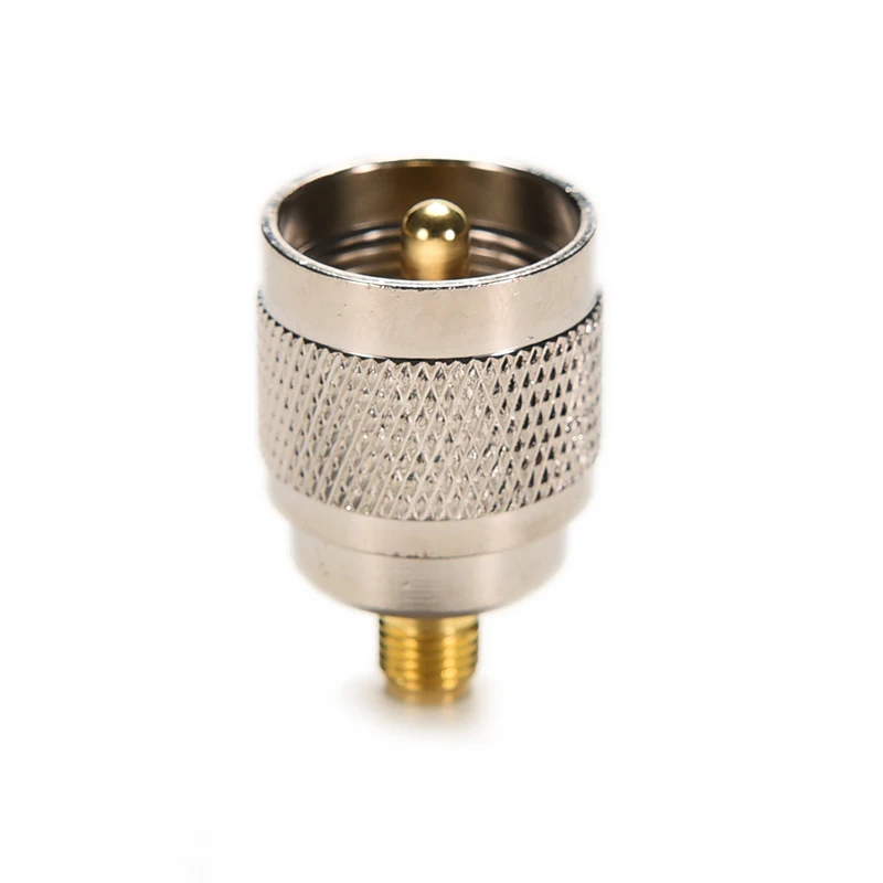 

Silver-Plated Adapter PL259 UHF plug male to SMA female jack RF connector Drop Shipping