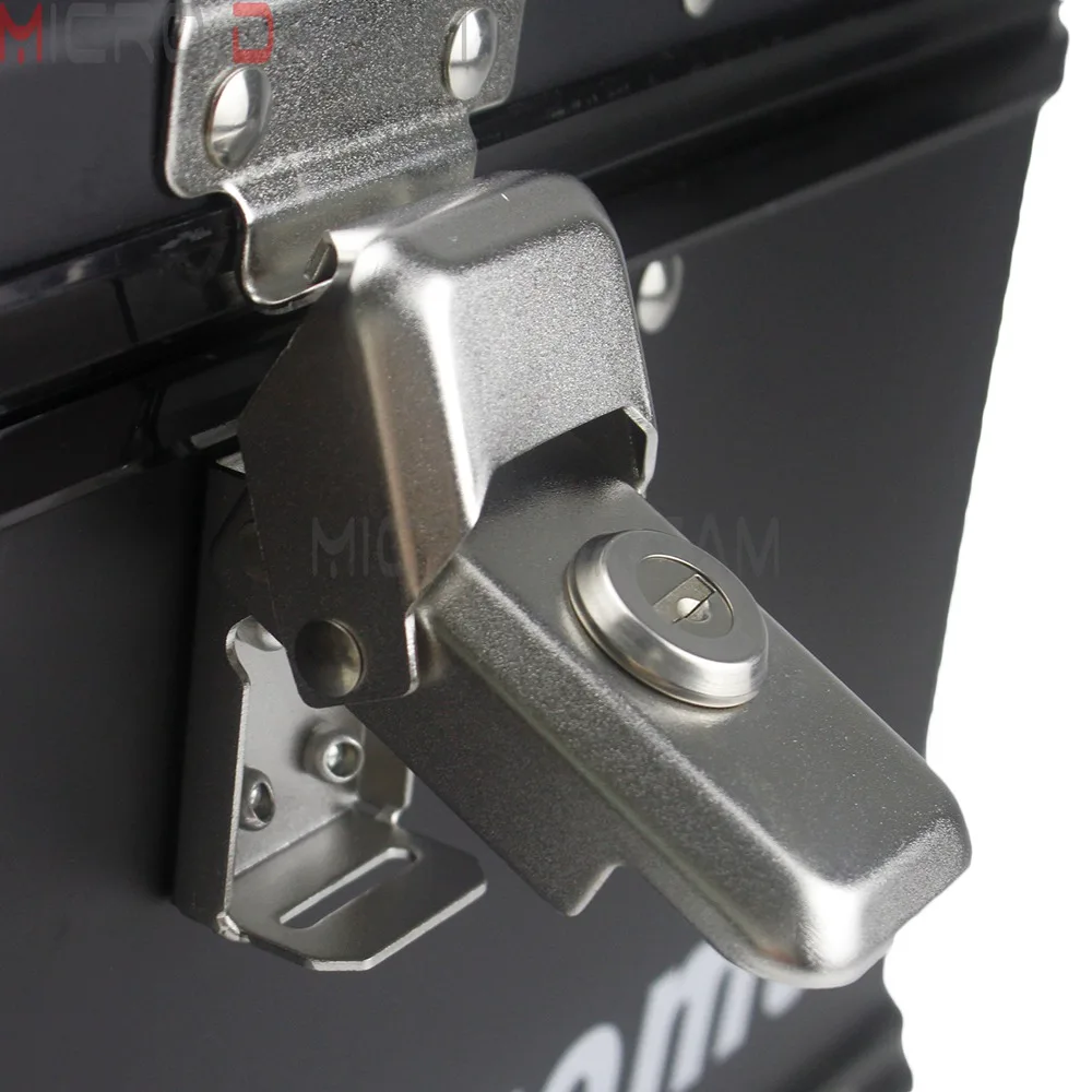 45л Топ чехол для мотоциклов Алюминиевая багажная задняя коробка Topcase