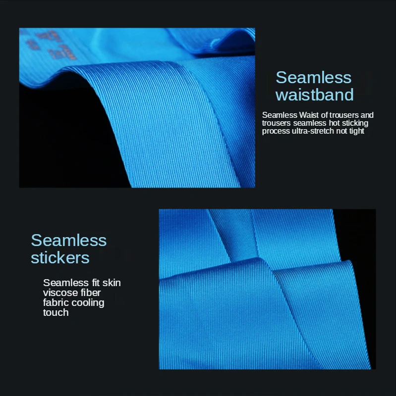 EACIECK 5Pcs Men's Briefs U Convex Ice Silk Seamless Sexy Summer Breathable Summer Ultra-thin Youth Pants Men Sexy Under Wear