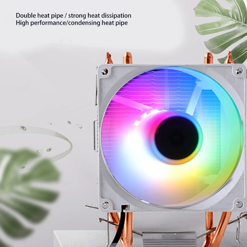 Кулер для охлаждения процессора с глушителем PWM 2 радиатор шасси прямым контактом