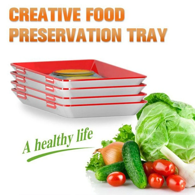 Творческая пища сохранение лоток Кухонные принадлежности Мясо свежий удобный