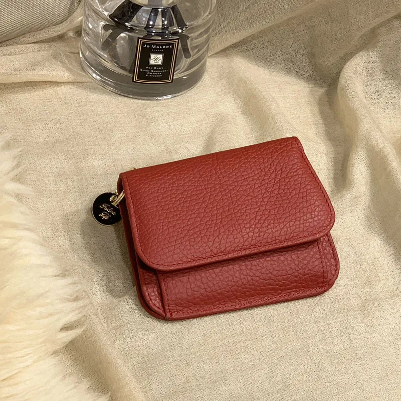

Purse wallet card 2020 new short simple small ultra-thin women's simple fashion portable card holder cute card holder mini coin