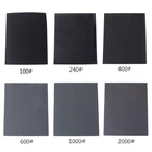 100 #240 #400 #600 #1000 #2000 # Водонепроницаемая шлифовальная бумага влажная Сухая Полировка наждачная бумага зернистая гранулярность металлические деревянные абразивные инструменты