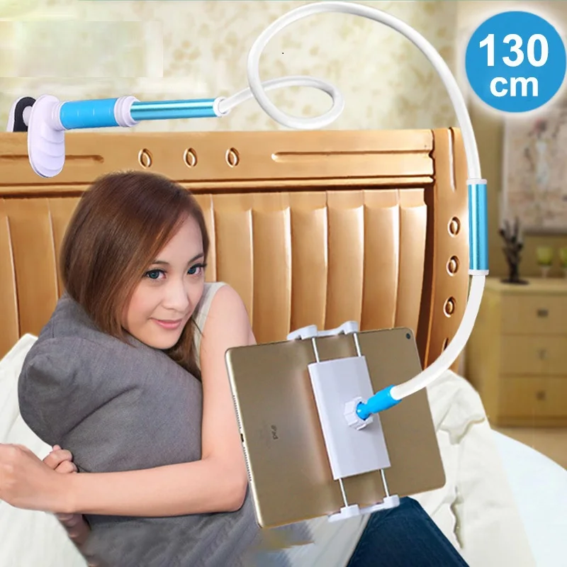 

130cm Desktop Tablet Phone Stand Holder Adjustable Mount For Ipad Tablet 4 To 12.9 inch Bed Tablet PC Stand Metal Support