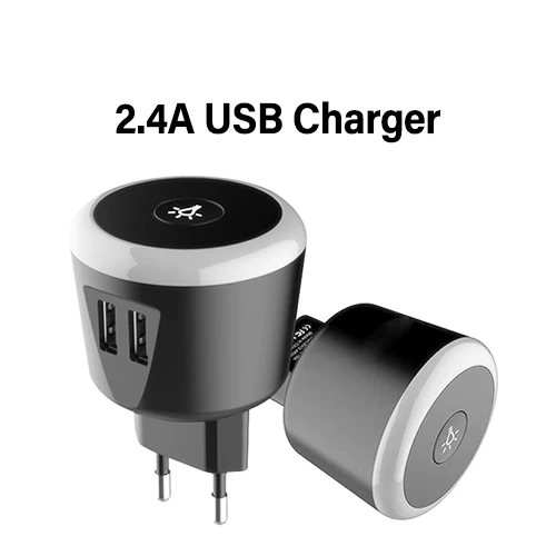 EU 2 port usb PHOMAX USB зарядное устройство, умный светодиодный, быстрое зарядное устройство для телефона для iPhone X Xs 8 iPad samsung Galaxy s8 s9 s10 Galaxy htc Xiaomi huawei Nexus - Тип штекера: EU 2 port usb