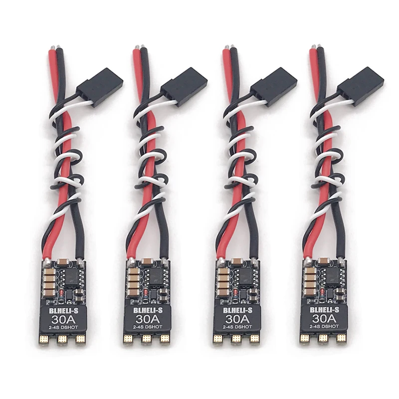 BLheli-s 30A бесщеточный ESC 2-4S Lipo и RS2205 2300KV 2205 CW/CCW двигатель для QAV200 210 250 FPV