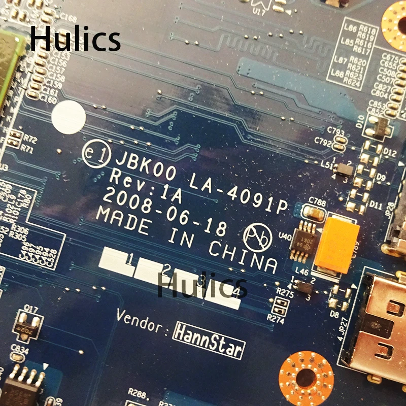 Hulics оригинальный 506124-001 аккумулятор большой емкости JBK00 LA-4091P материнская плата