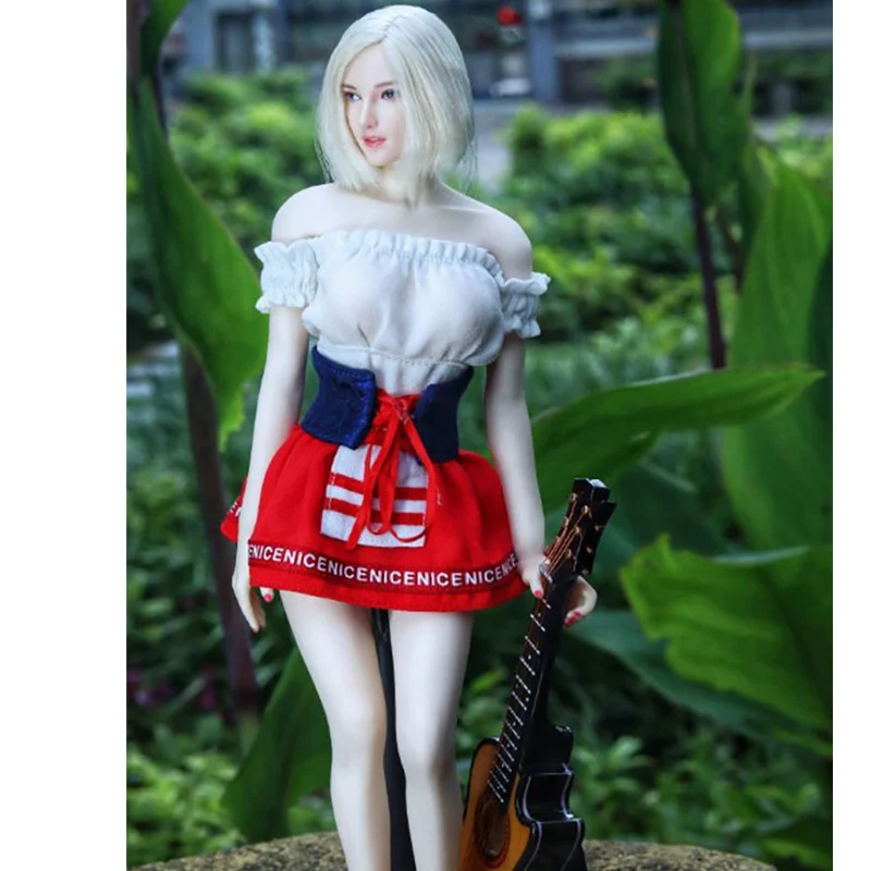 Масштаб 1/6 фигурка платье юбка комплект одежды модель обуви для экшн-фигурки 12