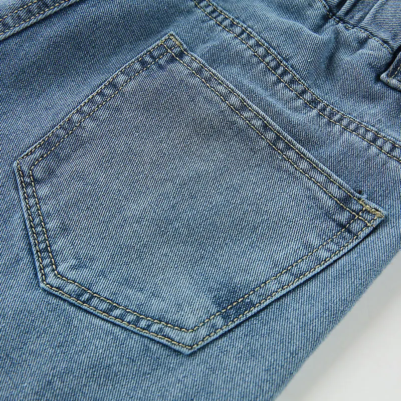 

2021 cotton jeans wide leg pants women's high waist drop loose straight tube spring new Korean Daddy Long Pants size M L XL