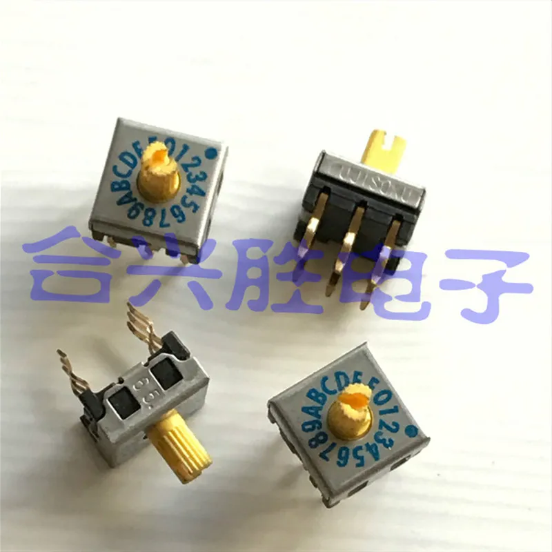 

DRS8016C Rotary DIP Switch with Handle 0-F Coded Switch 16 Positions 6 Feet