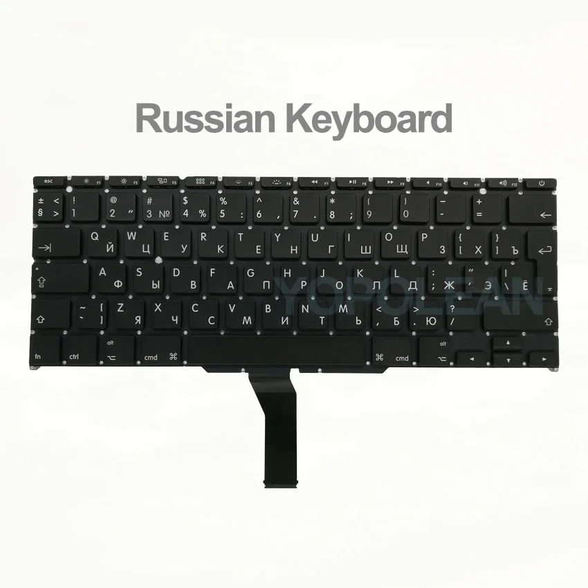 Новая сменная клавиатура для Macbook Air 11 дюймов A1370 A1465 Испания Французский Немецкий