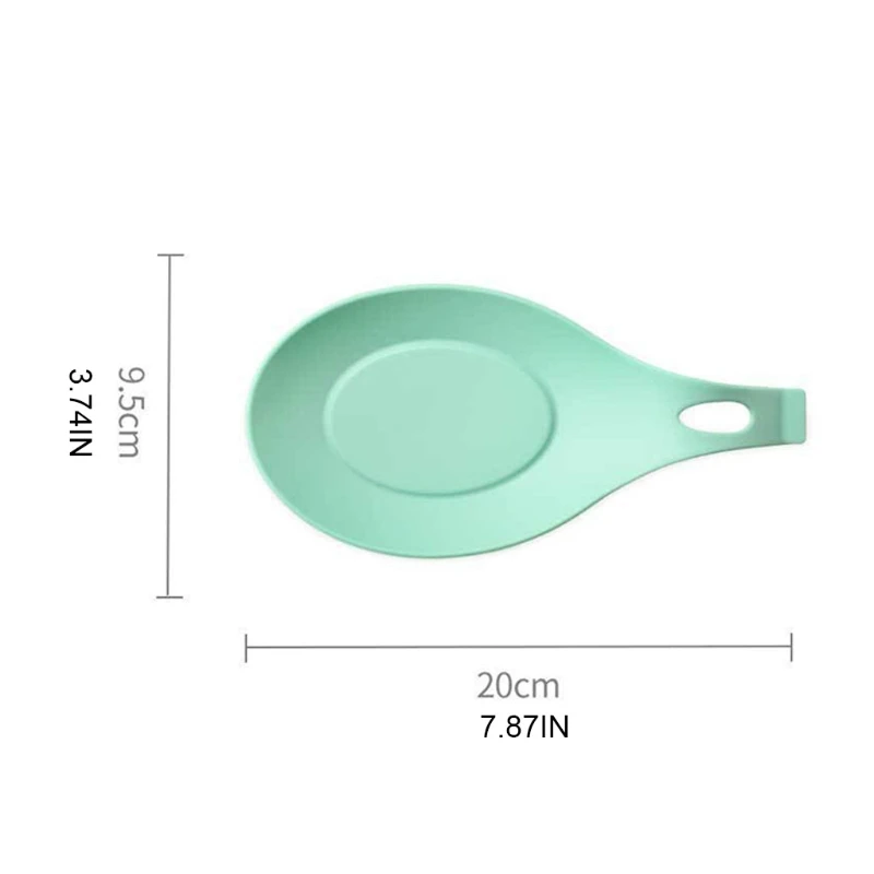

Silicone Spoon Mats Kitchen Silicone Holder Food Grade Assorted Colors Flexible 85DB