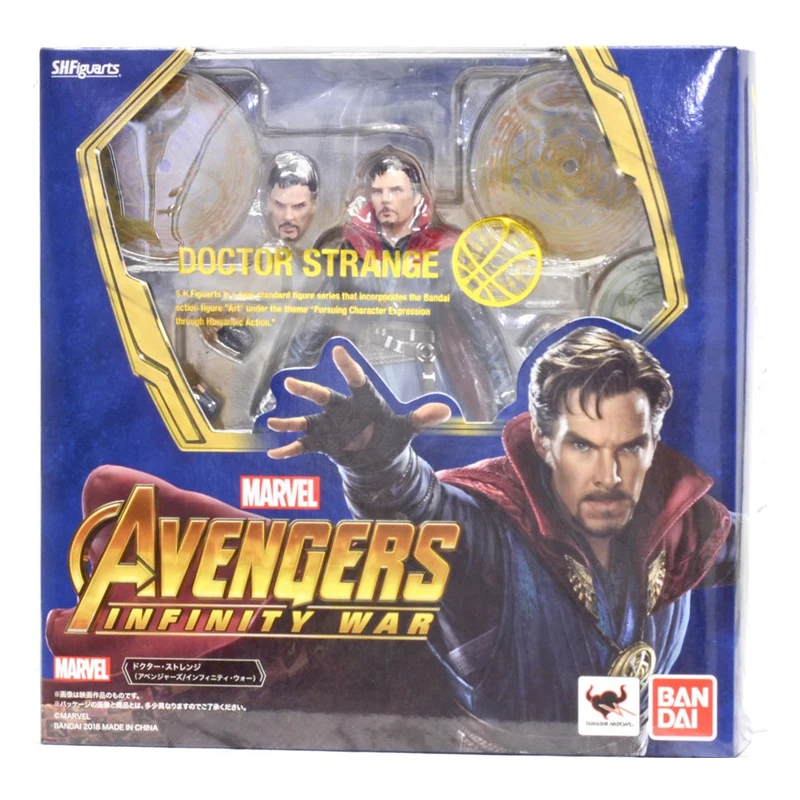 

Orignal Bandai Spirits S.h.figuarts Marvel Avengers Infinity War Doctor Strange 145Mm Pvc Abs Doll Action Figure Model Kids Toys