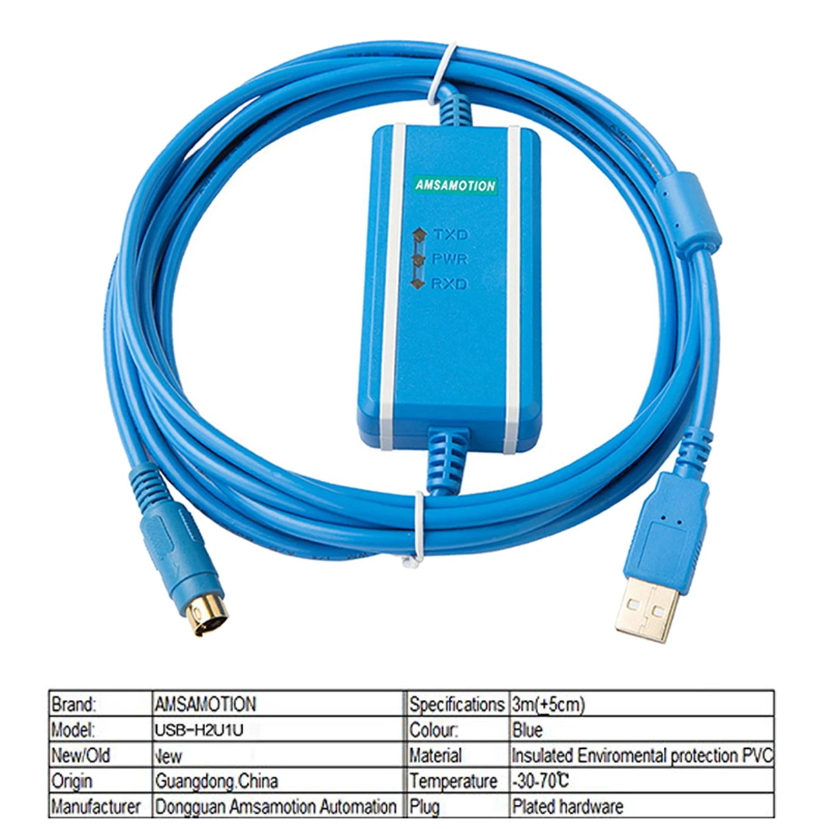 Чип FTDI USB-H2U для программирования ПЛК серии H0U H1U H2U изолированный кабель загрузки