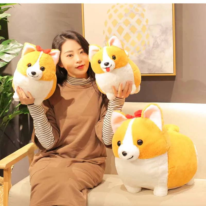 Lucky Boy Sunday Kawaii милый корги Мягкие плюшевые игрушки для детей мягкие корги плюшевые куклы дети девочки дети подарок на день рождения