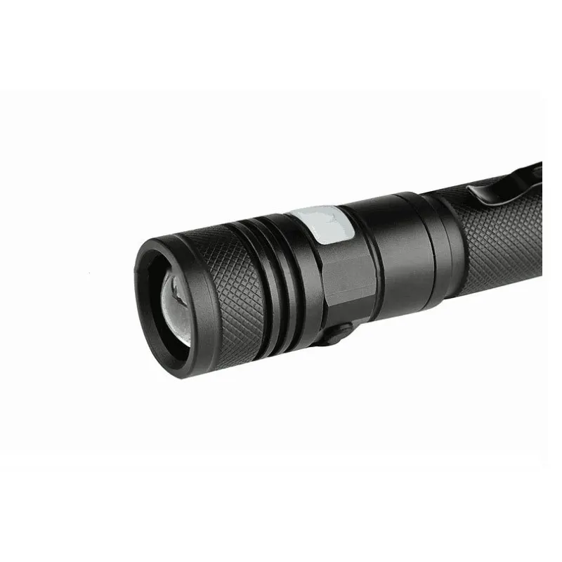 USB Перезаряжаемый светодиодный фонарик T6 1200LM 5 режимов переключения Zoom Torch