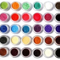24colors art mica pigment 10ml ultra thin making soapmakeupeye shadowcrystal drop rubber colorful nail glitter powder fa81