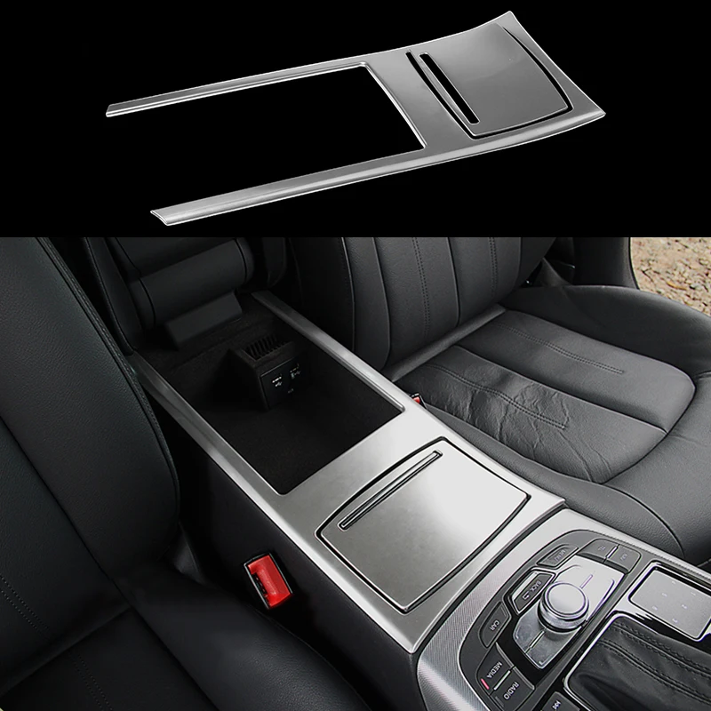 2 шт. стальной подлокотник для Audi A6 C7 12 17 и A7 2012 2017 trim trim covertrim audi | Отзывы и видеообзор