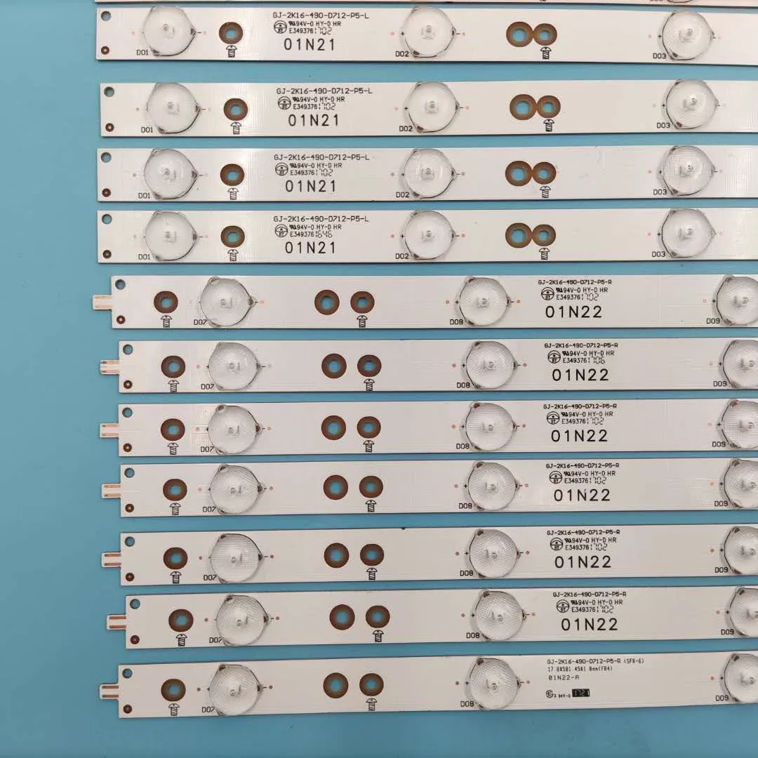 Светодиодный подсветка полосы 12 лампа чехол для объективов 49 &quotТВ 49PUS6501