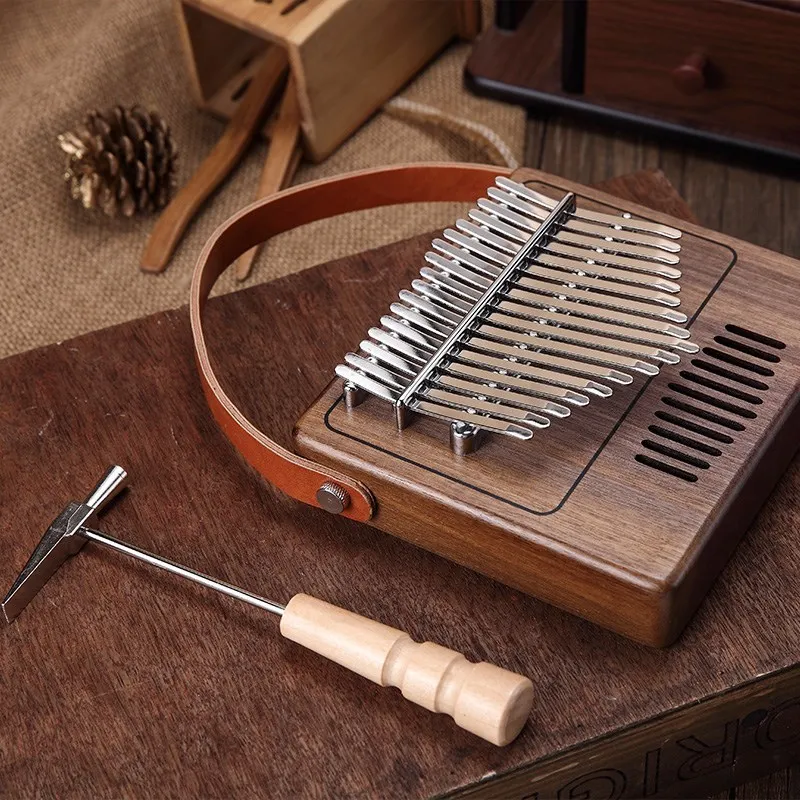 

Kalimba Thumb Piano Full veneer 17-Tone Finger Piano Thumb Piano For Beginner Adult Student