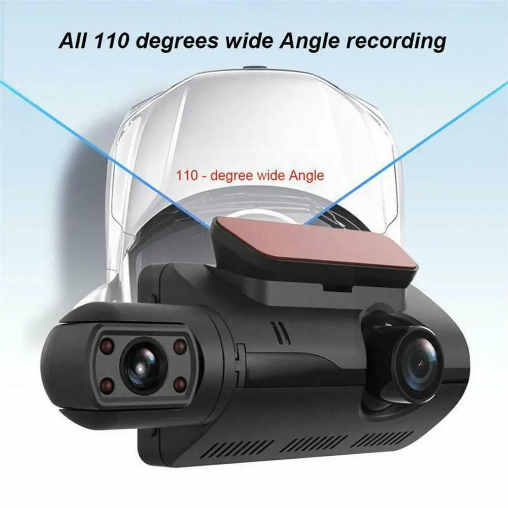 

Автомобильный видеорегистратор с 2 объективами, автомобильная записывающая камера 4k Uhd, Gps, Wi-Fi, Wdr, петля обнаружения, G-датчик движения, видео...