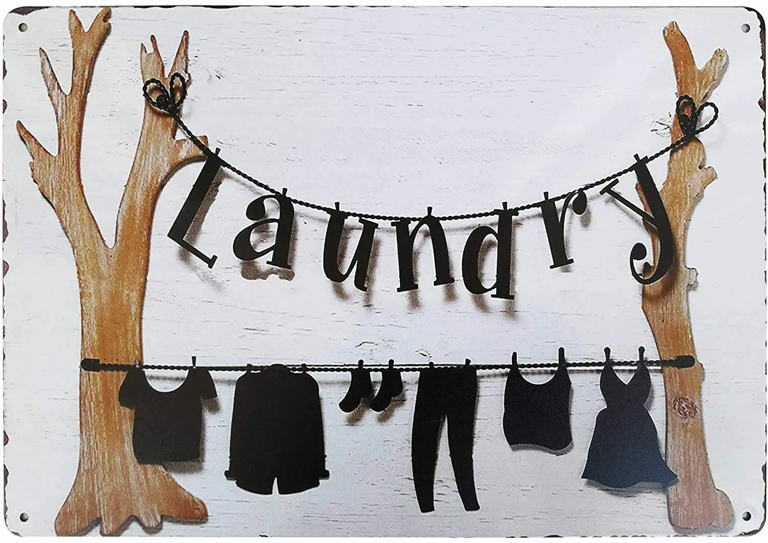 

Novelty Dry Clothes Laundry Vintage Retro Metal Sign Home Bathroom Laundry Room Decor Wash Room Signs Farmhouse Country Home