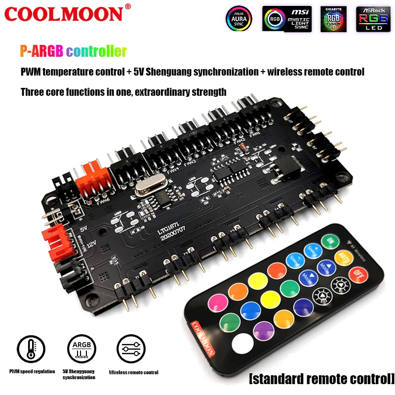 Жилет памяти Coolmoon RGB RAM теплоотвод 5В 3Pin ARGB MB SYNC CM-RA1 | Компьютеры и офис