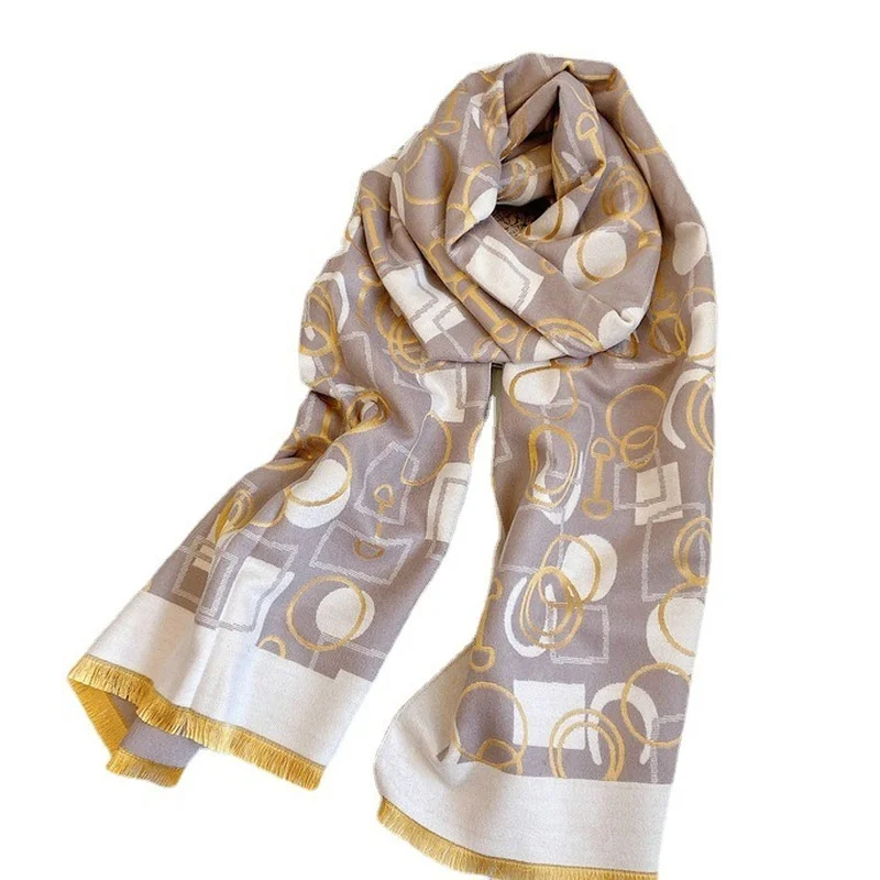 

Luxury Winter wool Scarf Cashmere Thick Soft Warm Pashmina Scarves Female Shawl Wraps Bufanda echarpe hiver cicartiz invierno
