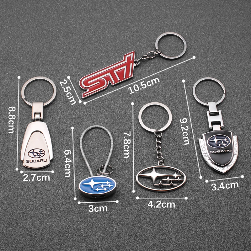 1 шт. 3D металлическое автомобильное кольцо для ключей Subaru Forest Human Lion XV Impreza WRX WRC STI