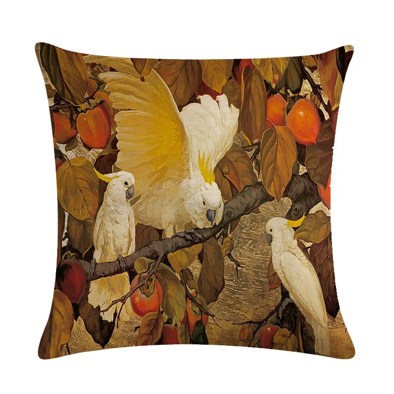 Наволочка домашняя Милая наволочка хлопковая льняная Подушка с изображением