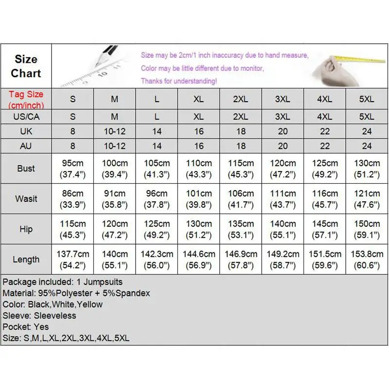 

Women Overalls Casual Solid Color Sleeveless Jumpsuits 2021 VONDA Female Wide Leg Pants Long Trousers Palazzo Pants Dungaree