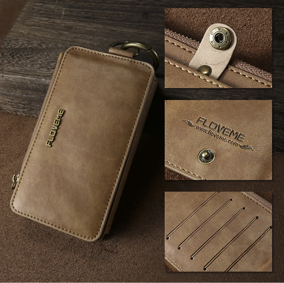 Винтажный чехол для телефона FLOVEME с отделением для визиток для samsung S9 S10 S10E S10 plus, роскошный кожаный чехол для samsung note 10 Plus 8 9 Funda