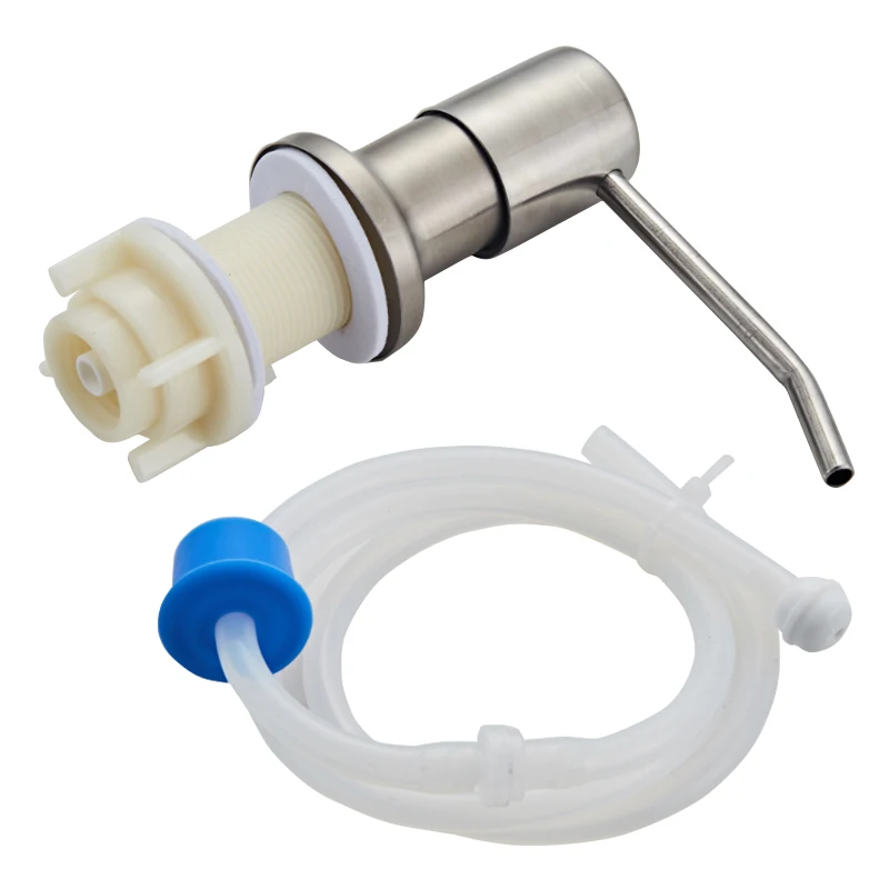 

Soap Dispenser Extension Tube Kit Replacement for Kitchen Sink Metal Under Deck Counter in Sink Mounted