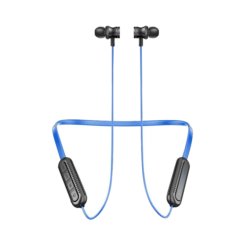 OVLENG S19 беспроводные Bluetooth наушники спортивные шейные наушники с микрофоном в качестве MP3 плеера Walkman Handsfree для умных устройств - Цвет: BLUE